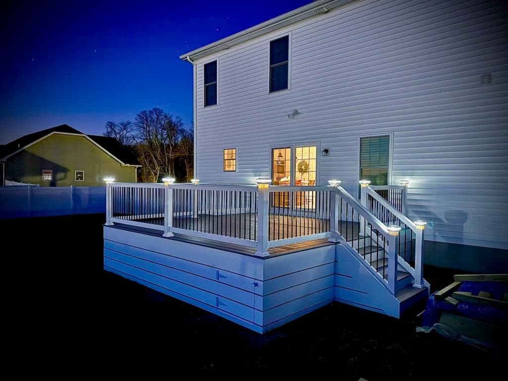 Gallery photos for Enchanting Deck Lighting in Kent and Sussex DE: Image #1