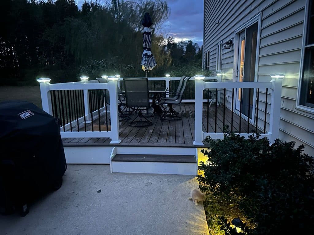 Gallery photos for Enchanting Deck Lighting in Kent and Sussex DE: Image #2